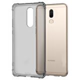 Blogy Mate 10 Lite ile Uyumlu Crystal Fit Kılıf Smoke Black