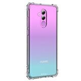 Blogy Mate 20 Lite ile Uyumlu Crystal Fit Kılıf Crystal Clear