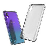 Blogy Galaxy A10 / M10 ile Uyumlu Crystal Fit Kılıf Smoke Black