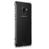 Blogy Galaxy J6 ile Uyumlu Crystal Fit Kılıf Crystal Clear
