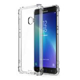 Blogy Galaxy J7 Prime2 ile Uyumlu Crystal Fit Kılıf Crystal Clear