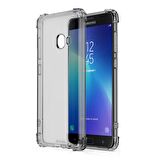 Blogy Galaxy J7 Prime2 ile Uyumlu Crystal Fit Kılıf Smoke Black
