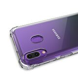 Blogy Galaxy M20 ile Uyumlu Crystal Fit Kılıf Crystal Clear