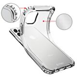 Blogy iPhone 11 Pro Max ile Uyumlu Crystal Fit Kılıf Crystal Clear