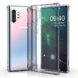 Blogy Galaxy Note 10 Plus ile Uyumlu Crystal Fit Kılıf Crystal Clear