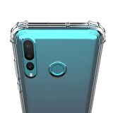Blogy Y9 Prime 2019 ile Uyumlu Crystal Fit Kılıf Crystal Clear