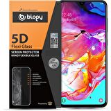 Blogy Galaxy A70 ile Uyumlu Flexi 5D Ekran Koruyucu