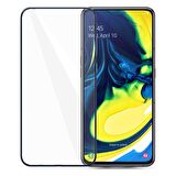Blogy Galaxy A80 ile Uyumlu Flexi 5D Ekran Koruyucu