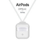 Blogy AirPods ile Uyumlu Silikon Kılıf White
