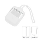 Blogy AirPods ile Uyumlu Silikon Kılıf White