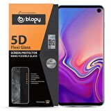 Blogy Galaxy S10e ile Uyumlu Flexi 5D Ekran Koruyucu