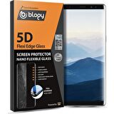 Blogy Galaxy Note 9 ile Uyumlu Flexi Edge 5D Ekran Koruyucu
