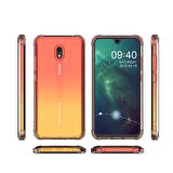 Blogy RedMi 8A ile Uyumlu Crystal Fit Kılıf Crystal Clear