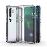 Blogy Note 10 Pro ile Uyumlu Crystal Fit Kılıf Crystal Clear