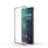 Blogy Galaxy A51 ile Uyumlu Crystal Fit Kılıf Crystal Clear