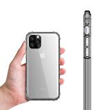 Blogy iPhone 11 Pro ile Uyumlu Crystal Fit Kılıf Smoke Black