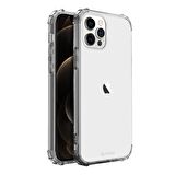 Blogy iPhone 12 Pro Max ile Uyumlu Crystal Fit Kılıf Crystal Clear