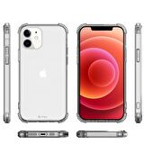 Blogy iPhone 12/ 12 Pro ile Uyumlu Crystal Fit Kılıf Crystal Clear