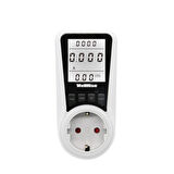 WellHise PM003+ Wattmetre 16A 3680W Işıklı Ekran Elektrik Tüketimi Ölçer