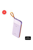 Rs-500 20.000mah 22.5W PD Powerbank Dijital Ekranlı 6 Portlu Dahili Çift Kablolu