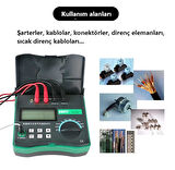 DUOYI DY4106 Mili OHM Metre / Düşük Direnç Testi Mikro Ohm Metre