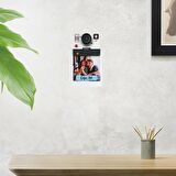 CajuArt Vintage Retro Kamera Fotoğraf Makinesi Şeklinde Ahşap Duvar Fotoğraf Kağıt Tutucu Dekor