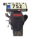 GP Kompozit Bajaj Dominar 250 / 400 2017-2023 Uyumlu Arka Çamur Sıyırıcı Siyah