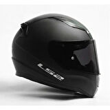 Ls2 Rapid 2 Mat Siyah Full Face Motosiklet Kaskı Siyah Vizörlü