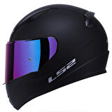 Ls2 Rapid 2 Mat Siyah Rainbow Vizörlü Kask