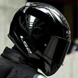 Ls2 Rapid 2 Mat Siyah Kask Siyah Vizörlü