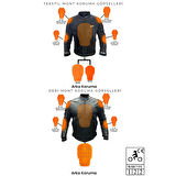 Forte GT 2001089 Assos Kışlık Motosiklet Montu