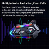 Prosev Y20 Kask Bluetooth Kulaklık Mikrofon Seti - Interkom