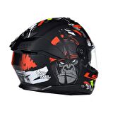 Ls2 Stream 2 Angry Monkey Full Face Motosiklet Kaskı