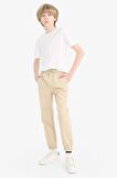 DeFacto Erkek Çocuk Lastikli Paça Basic Düz Gabardin Jogger Pantolon B6713A825SMBG732