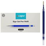 Liqeo Sign Gel Pen Refil 1.0 mm 12 Adet Mavi
