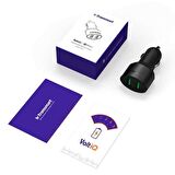 Tronsmart CC2TF Çift USB Çıkışlı Qualcomm QC 3.0 Araç Şarj Cihazı