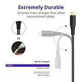 Tronsmart TAC01 USB 3.0 Type-C Şarj ve Data Kablosu 1M