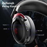 Tronsmart Shadow Mikrofonlu Stereo RGB Gürültü Önleyicili Oyuncu Kulak Üstü Kablosuz Kulaklık