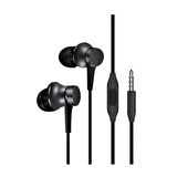 Xiaomi Piston Fresh Mikrofonlu 3.5mm Kulakiçi Kulaklık Siyah