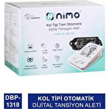 Nimo Kol Tipi Tam Otomatik Türkçe Konuşan Dijital Tansiyon Aleti  Model No: DBP-1318