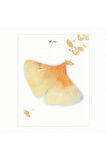 Ginkgo Yaprağı Temalı Post-it • Not Seti • Sticky Note (GGK-MG094)