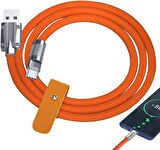 Type C 120w Watt 6 A Süper Hızlı Şarj Data Kablosu 1 Metre Type-C