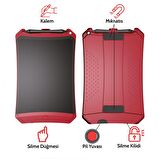 Xiaomi Wicue 8,5" Mıknatıslı LCD Dijital Renkli Çizim Tableti - Kırmızı