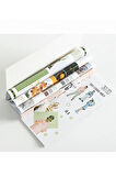 Vintage Temalı 20 Sayfa Sticker Defteri • Scrapbooking • Bullet Journal (GGK-DT101)