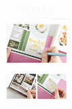 Vintage Temalı 20 Sayfa Sticker Defteri • Scrapbooking • Bullet Journal (GGK-DT101)