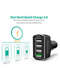 RAVPower RP-VC003 Car Charger 4-Port Charge 3.0 54W Araç Şarzı