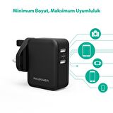 Ravpower RP-PC001 Iki USB Portlu 17W Hızlı Şarj Aleti