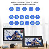 Veikk VK2200PRO 21.5 inç Grafik Tablet
