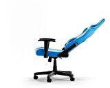 DXRacer Prince Serisi L Mavi Beyaz Oyuncu Koltuğu