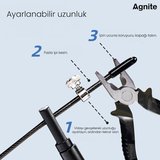 Profesyonel Hız Çelik Atlama İpi Crossfit Fitness Siyah